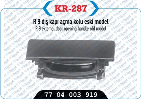 KAYA KR-287 Kapi Dis Acma Kolu R9-R11 Em